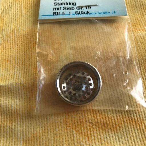 Kit bricolage: STAHLRING MIT SIEB GR. 19 – Nuovo e nell'imballaggio originale da Ostermundigen venduto da wini63 2