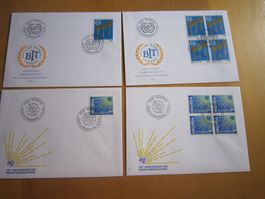 GA 1995 FDC Serie und 4er  UIT und BIT