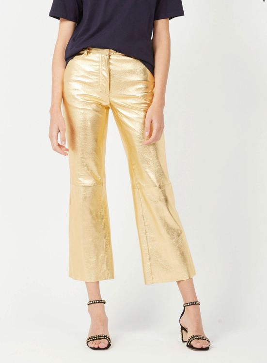 Sandro pantalon cuir hot sale