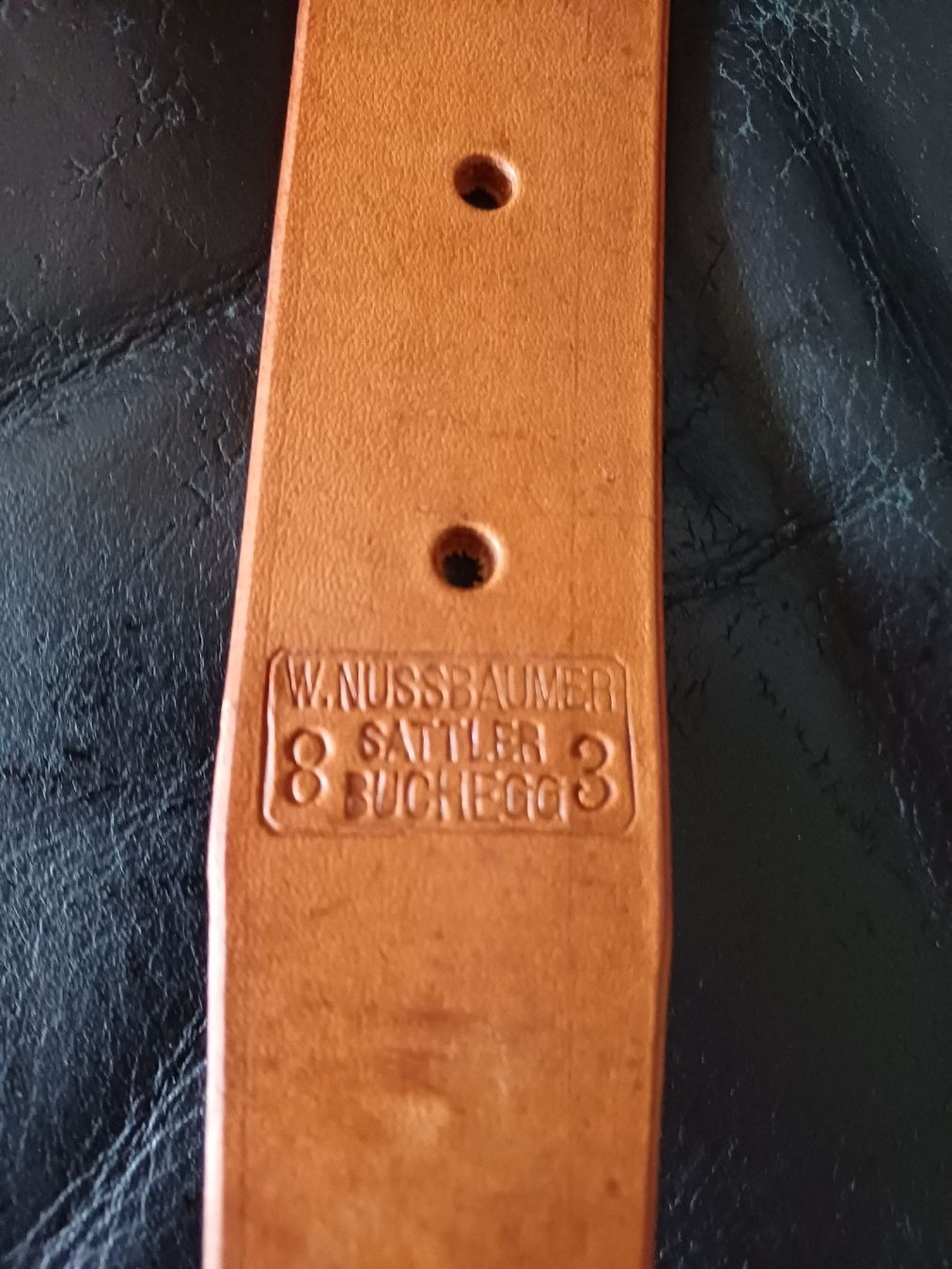 Schweizer Armee Cinture: Ledergurtel 120cm von1983 neu Schweizer Armee – Nuovo (secondo la descrizione) da Ebersecken venduto da Napf08 2