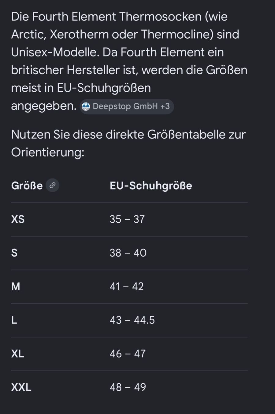 Mute per immersioni: Fourth Element Thermosocken Grösse XL Schwarz, super wa – Usato da Rorbas venduto da sgr_2tqv 3
