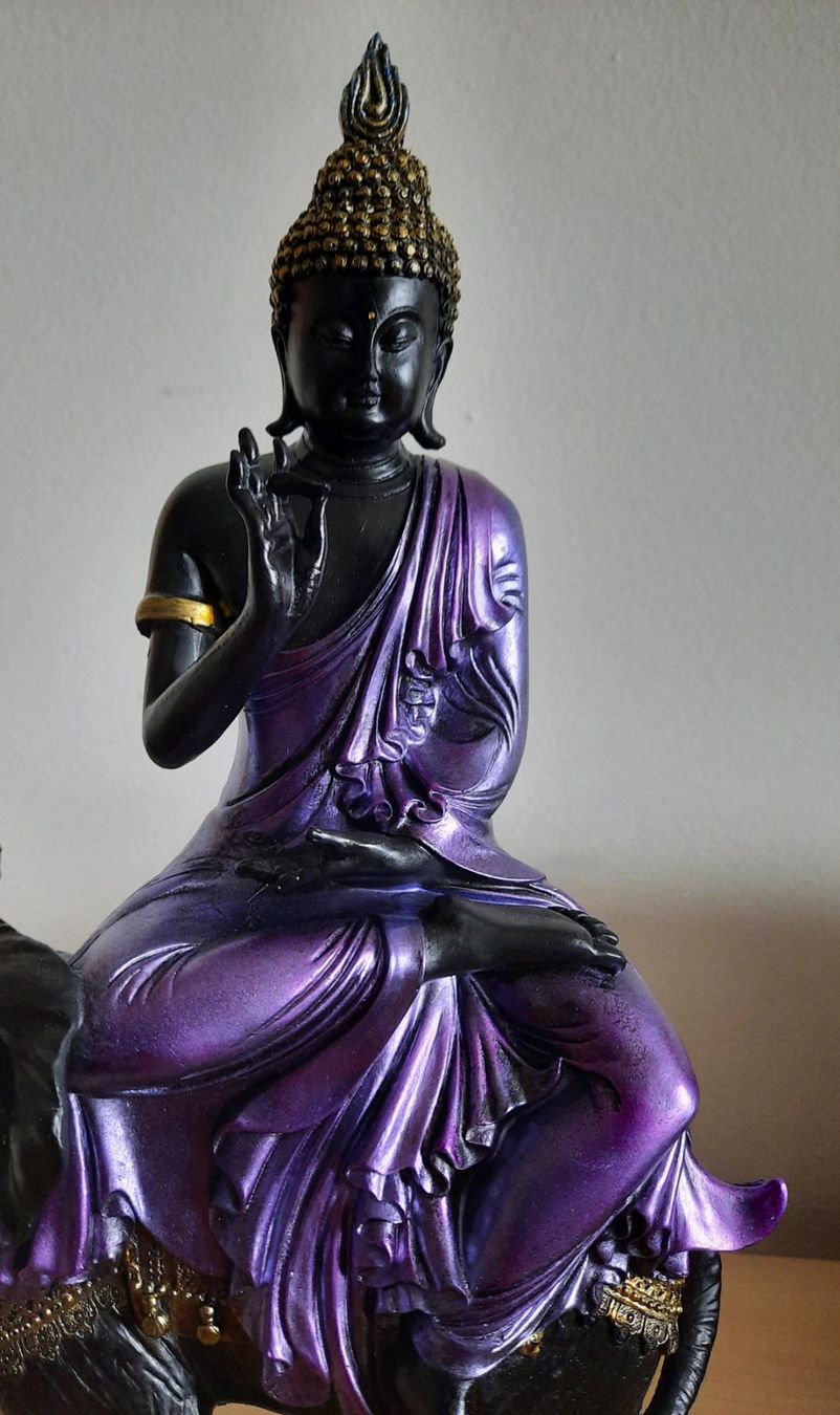 Statuette: Buddha auf Elefant reitend - schöne Dekofigur – Nuovo e nell'imballaggio originale da Dübendorf venduto da alibaba010 2
