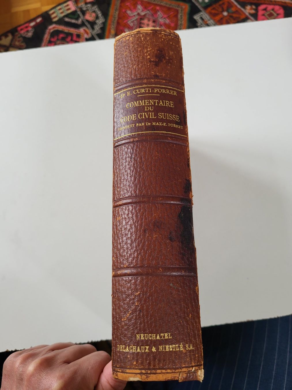 Libri: Commentaire du code civil suisse, Neuchâtel 1912 – Usato da MONTREUX venduto da syrah28 1