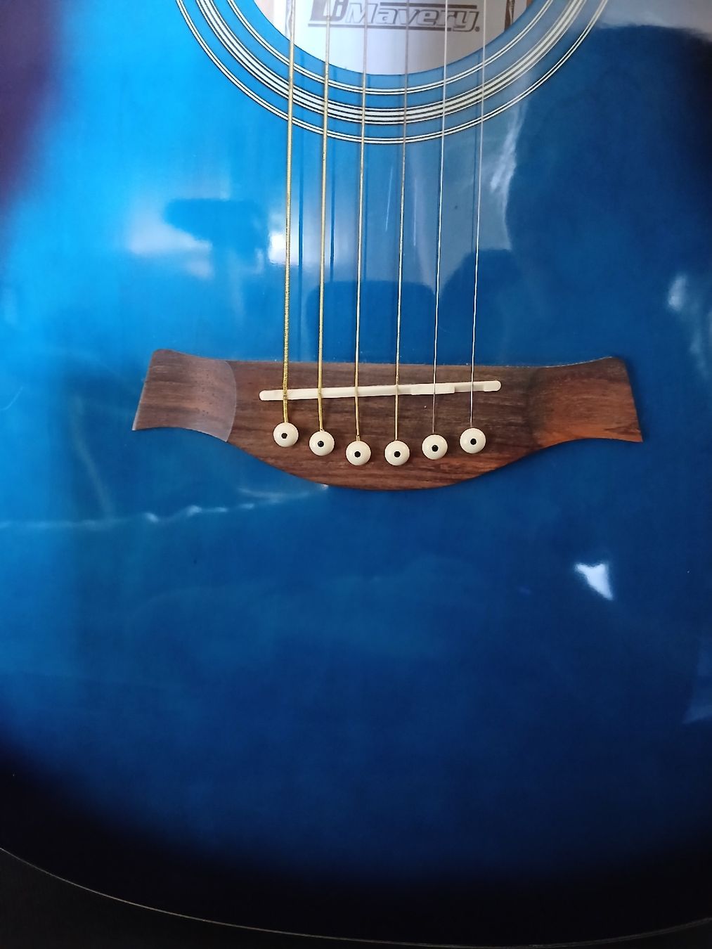 Strumenti musicali: Gitarre blau inklusive Gewa Bag – Usato da Galgenen venduto da Liv_Steinauer_1 3