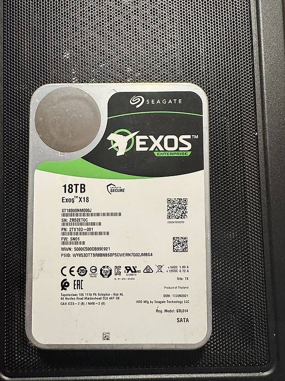 Harddisks: Seagate Exos 18TB – Gebraucht aus Lütisburg von mel_9bdq