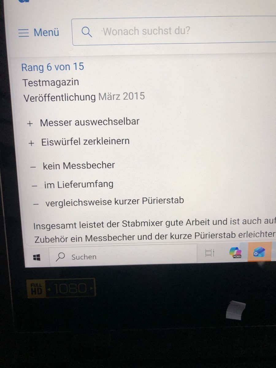 Küchengeräte: ESGE Zauberstab Neuwertig – Gebraucht aus zürich von ritas0102 3