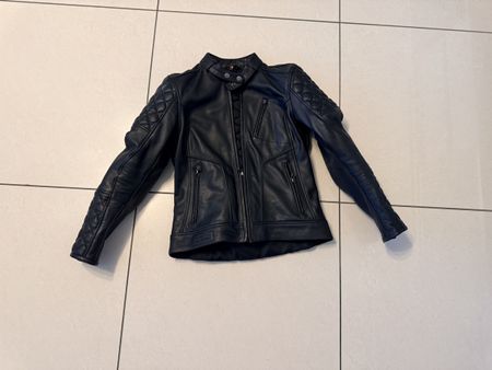 Lederjacke Bogotto Chicago Damen Schwarz Grösse 38
