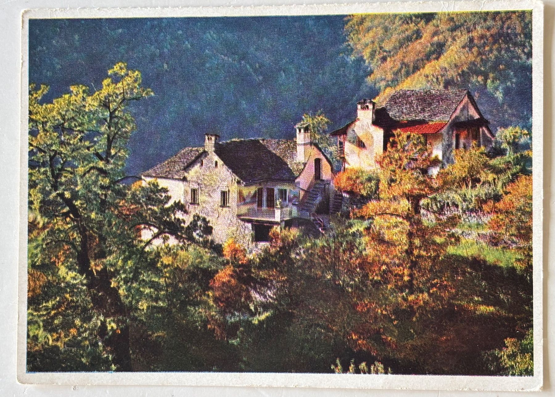 Cartoline postali: Loco im Onsernonetal, 1956 – Usato da Frauenfeld venduto da Merk52