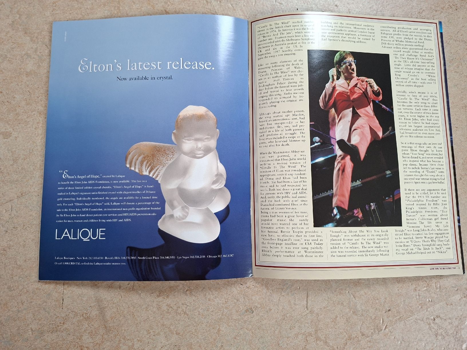 Libri: Elton John - The Big Picture Tour Programm – Usato da Klingnau venduto da vollmond36 4