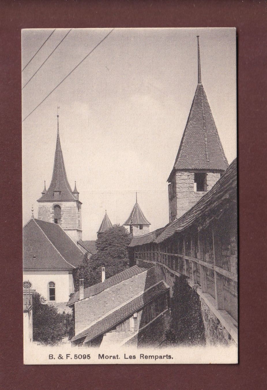 Cartoline postali: MORAT - Les Remparts – Usato da Pully venduto da nicecards-shop