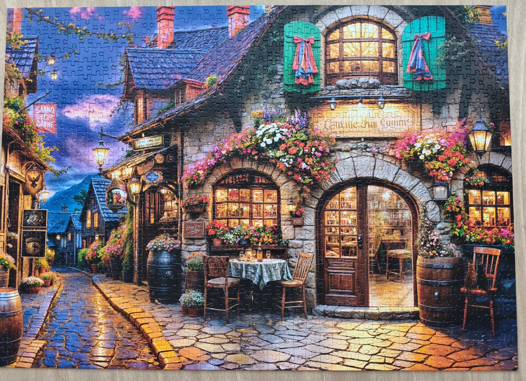 Puzzle: 1000 Puzzle Jumbo, Cantine Pub, idyllisch, romantisch – Nuovo (secondo la descrizione) da Obernau venduto da stimeroli 1