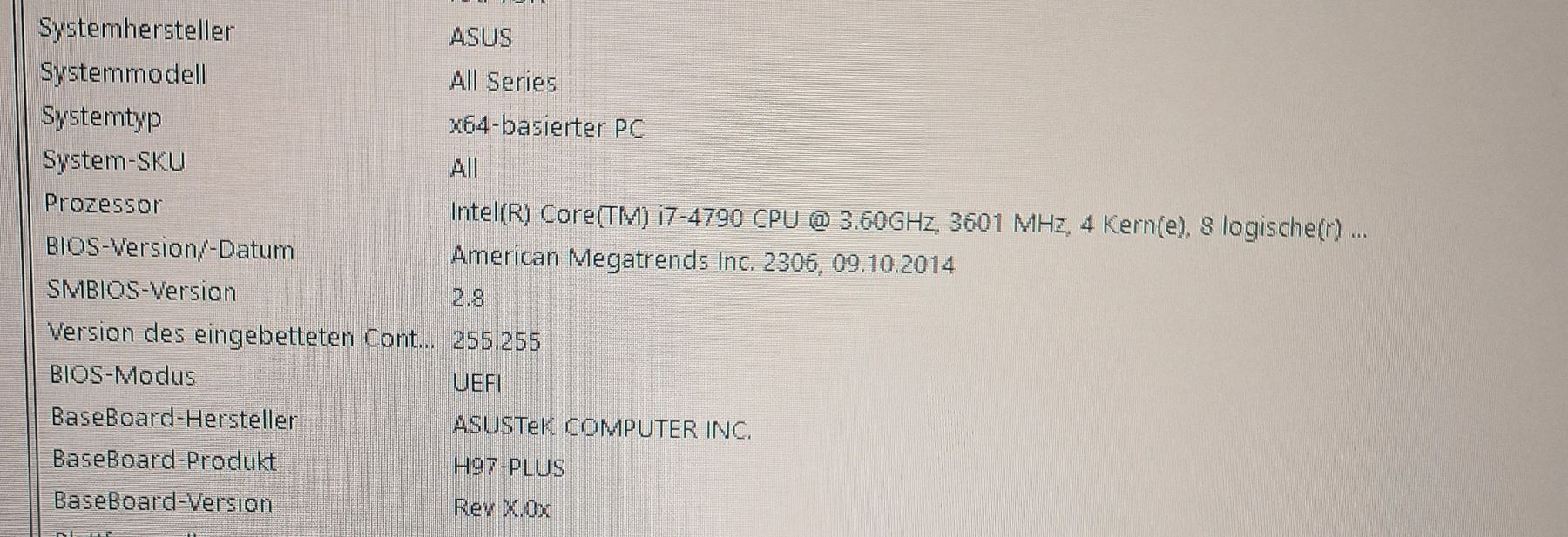 Intel PC: PC Case + ASUS H97-PLUS Board, Intel i7 4790 CPU + DDR3 32GB – Usato da Zürich venduto da bobesponja46 7