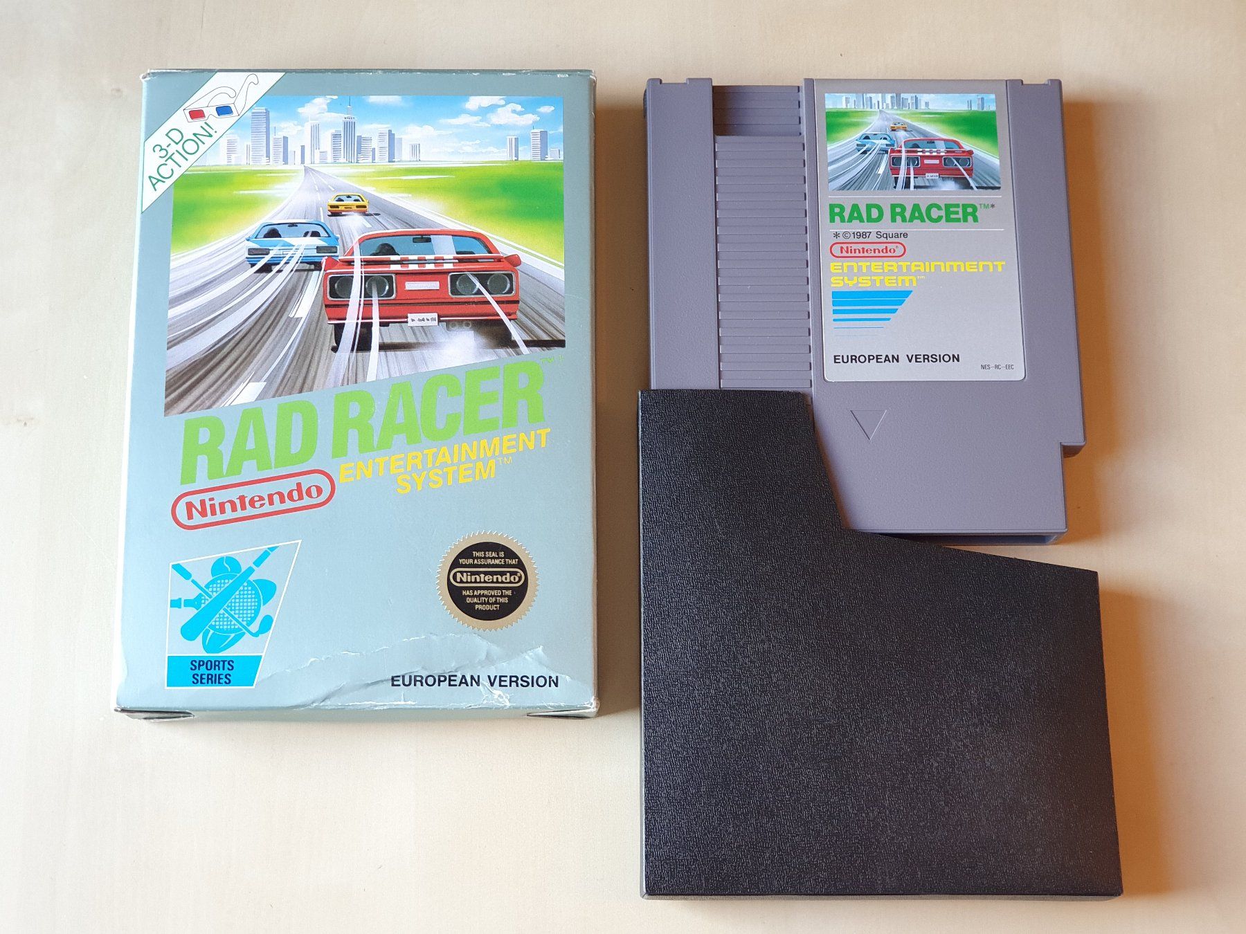 Nintendo Spiele: Rad Racer – Gebraucht aus Stansstad von collectorsshop 6