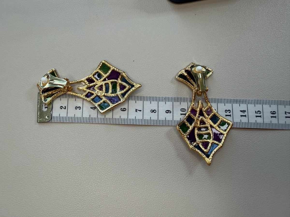 Ohrringe & -stecker: Vintage Ohrringe Clips  – Gebraucht aus Lamone von LaCantinaMagica 6