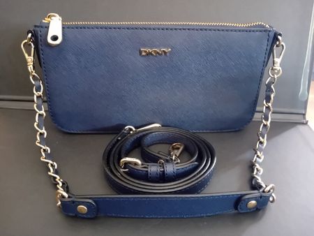 DKNY borsa/pochette blu 
