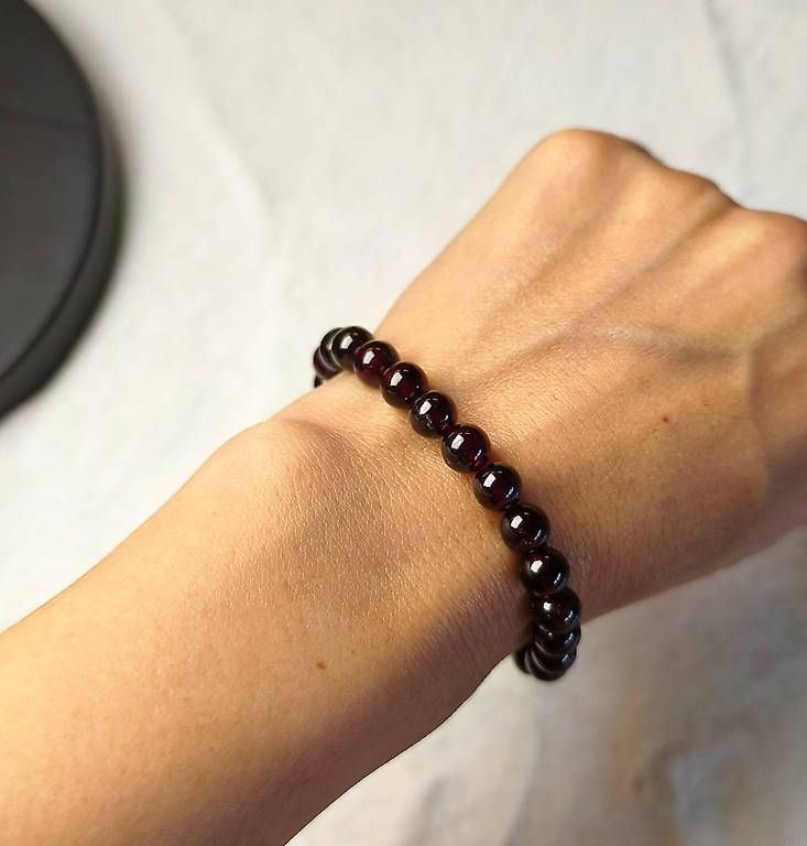Bracciali & Braccialetti: Bracelet en grenat naturelle 7mm – Usato da Ursy venduto da tan_8qdl 2