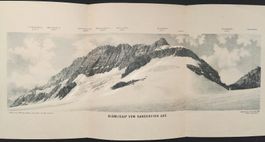 Blümlisalp vom Kanderfirn Lithographie 1883