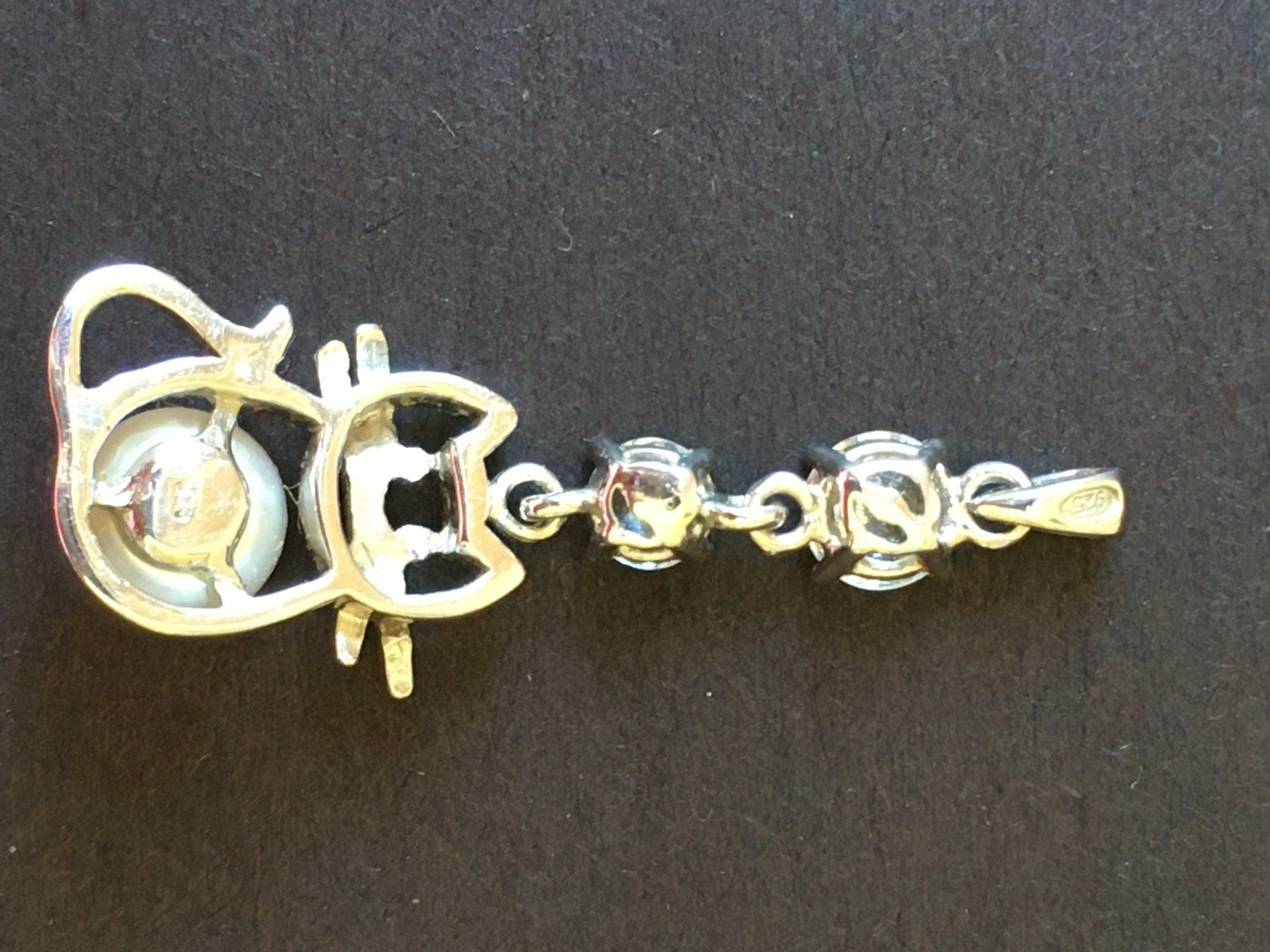 Ciondoli: pendentif en argent 925 motif chat – Usato da troinex venduto da brumematinale 1
