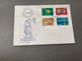 Schalltrichter Propaganda Schalterbrief 12.9.1968 Marke