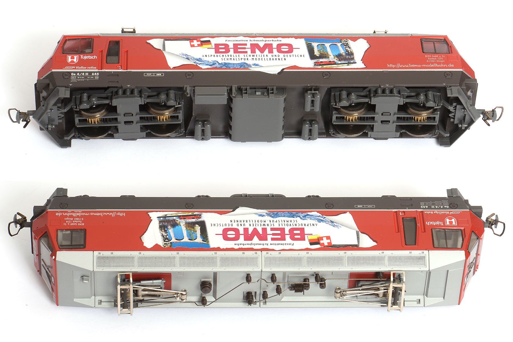 Bemo Modelleisenbahnen: BEMO RhB Werbelok BEMO Ge 4/4 III, OVP 1259 115 – Gebraucht aus Bubendorf von zimmers_creativteam 3