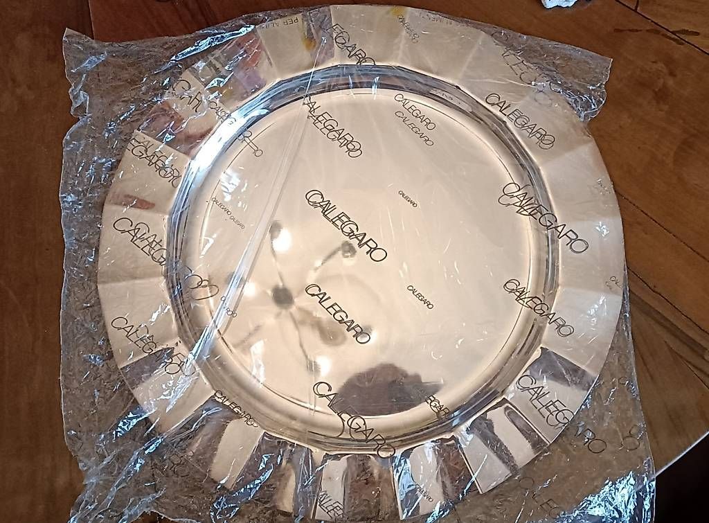 Piatti di portata: Teller versilbert 1000 neu – Nuovo e nell'imballaggio originale da Porza venduto da tbch