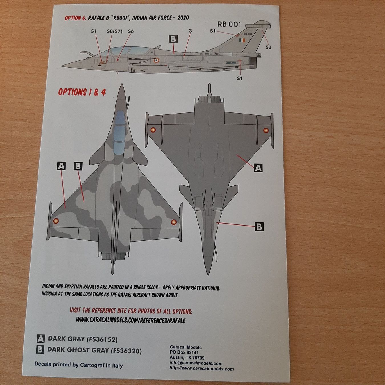 Kit di modellismo & Modellini statici: D 77 ... Dassault Rafale ... Caracal Models CD 72095 Decal – Nuovo (secondo la descrizione) da Bonstetten venduto da Benibanny59 3