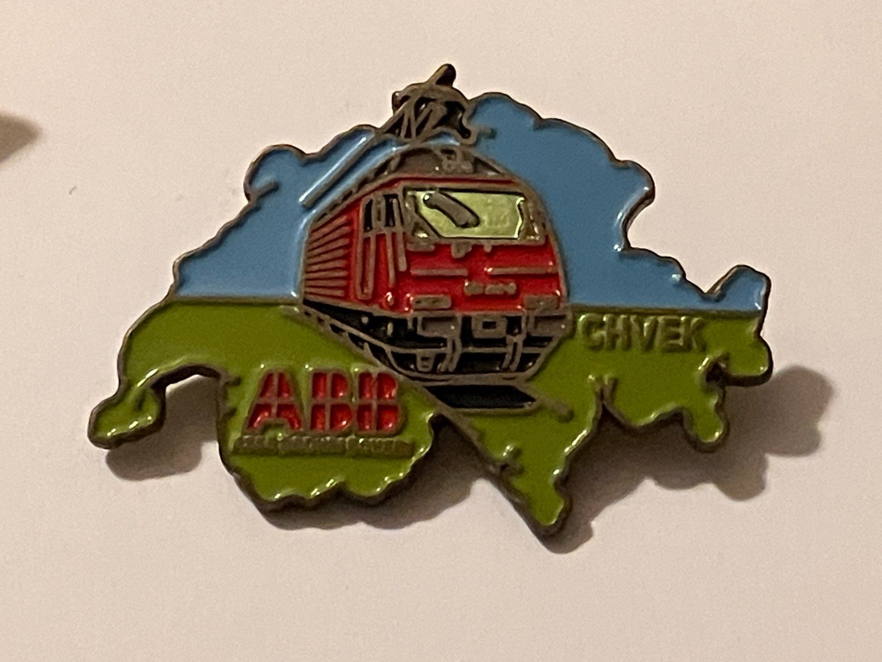 Placchette & Badge: 1 Pin ABB Lokomotive CHVEK – Usato da Basel venduto da djwwpp