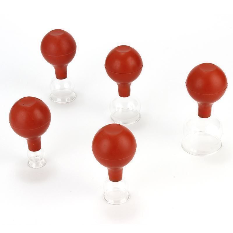 Dispositivi per massaggi: Schröpfglas Schröpfgläser + Saugball 5er – Nuovo (secondo la descrizione) da Thun venduto da onlino 3
