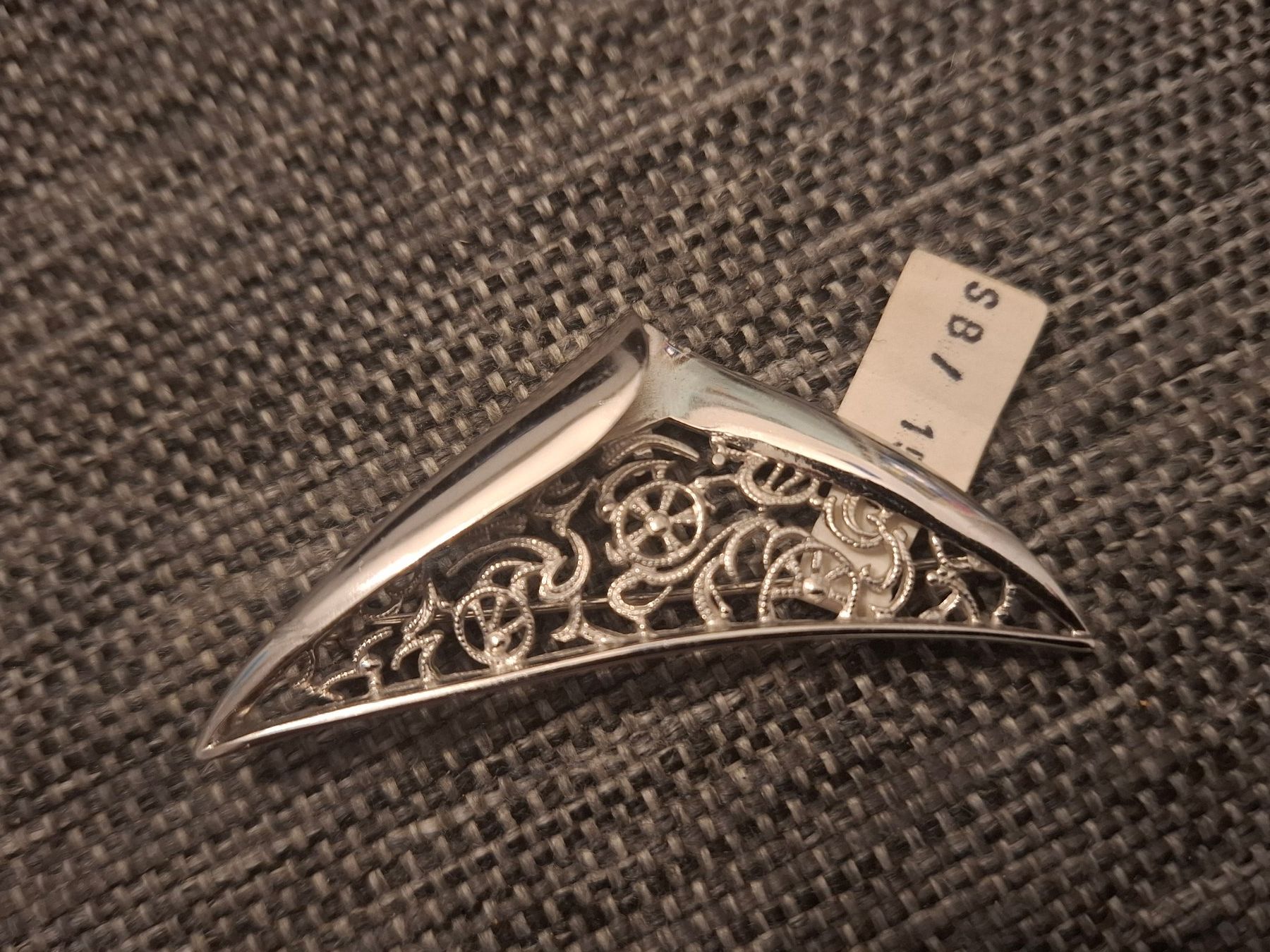 Spille & Fermagli: Elegante Vintage Brosche 925er Silber – Nuovo (secondo la descrizione) da Birmensdorf ZH venduto da Ducati025