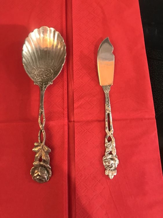 6-teiliges Edelstahl Löffel Set - Lange Griffe Für Salat & Desserts