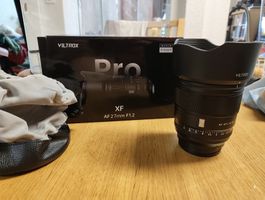 Objectif fuji-x Viltrox Pro 27mm f1.2