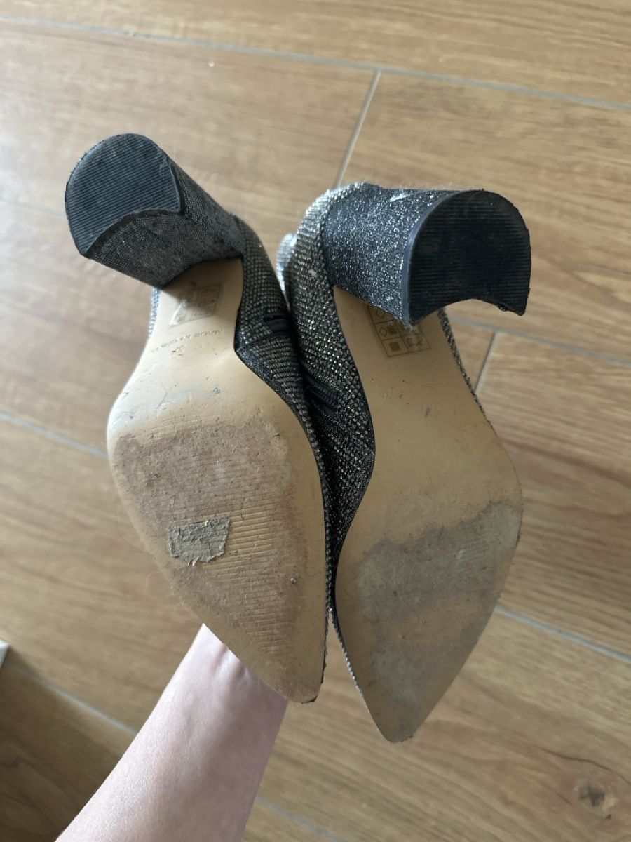 Scarpe da donna: Office London Sparkly Silver Ankle Boots – Usato da Sierre venduto da drb_fpt7 2