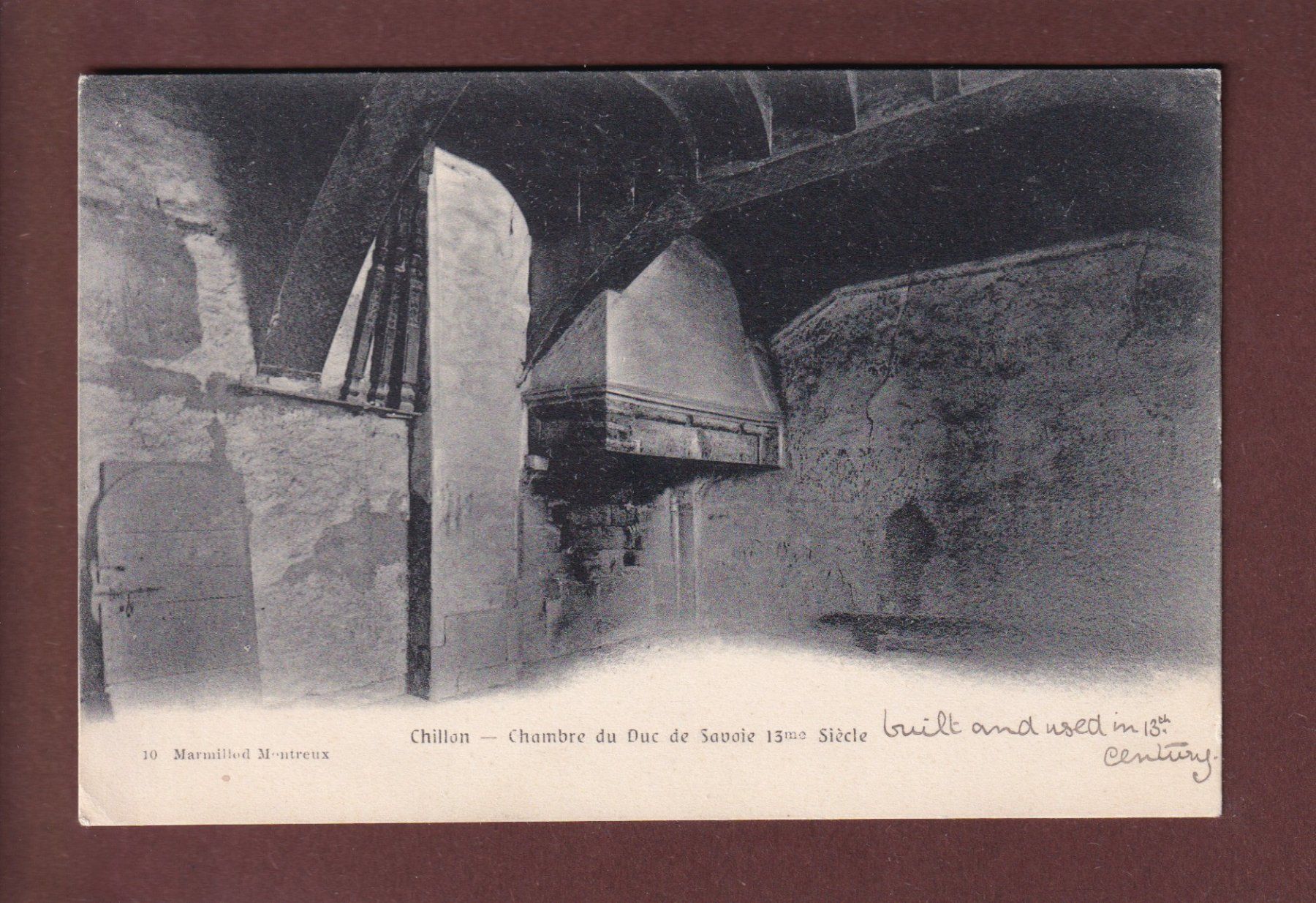 Cartoline postali: CHILLON - Chambre du Duc de Savoie - 1907 – Usato da Pully venduto da nicecards