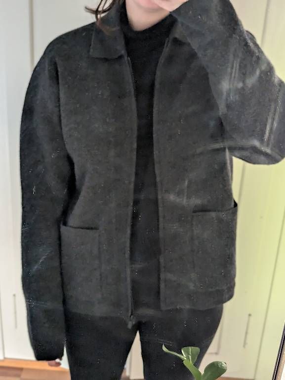 Vestes: Dunkelgraue Wolljacke – D'occasion à Zürich par lin_6dtc 2