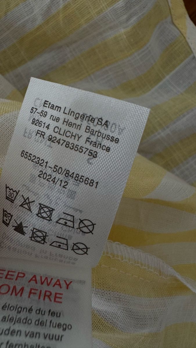 Camicette: Button Down Bluse gelb gestreift Gr. S von Etam – Nuovo e nell'imballaggio originale da Zürich venduto da Aya03 9