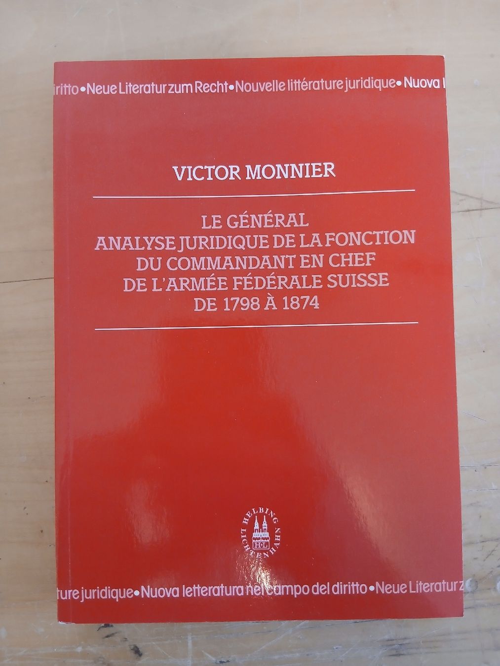 Libri: Analyse juridique du commandant suisse, 1798-1874,  armée  – Usato da Belfaux venduto da frifri500