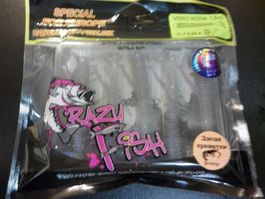 5 Vibro Worm Crazy Fish 7,5 cm col. 25