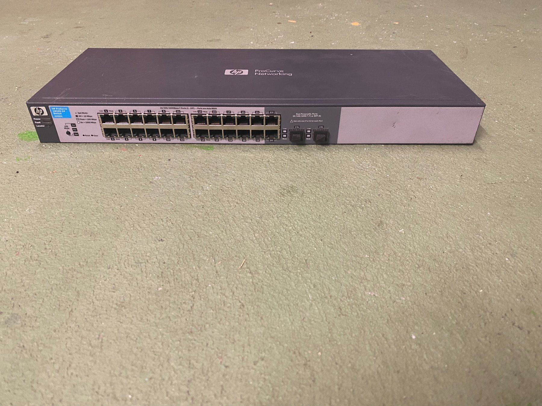 Hewlett Packard Hub & Switch: HP ProCurve Switch 1810G-24 – Usato da Boniswil venduto da NetworkNavigator 1
