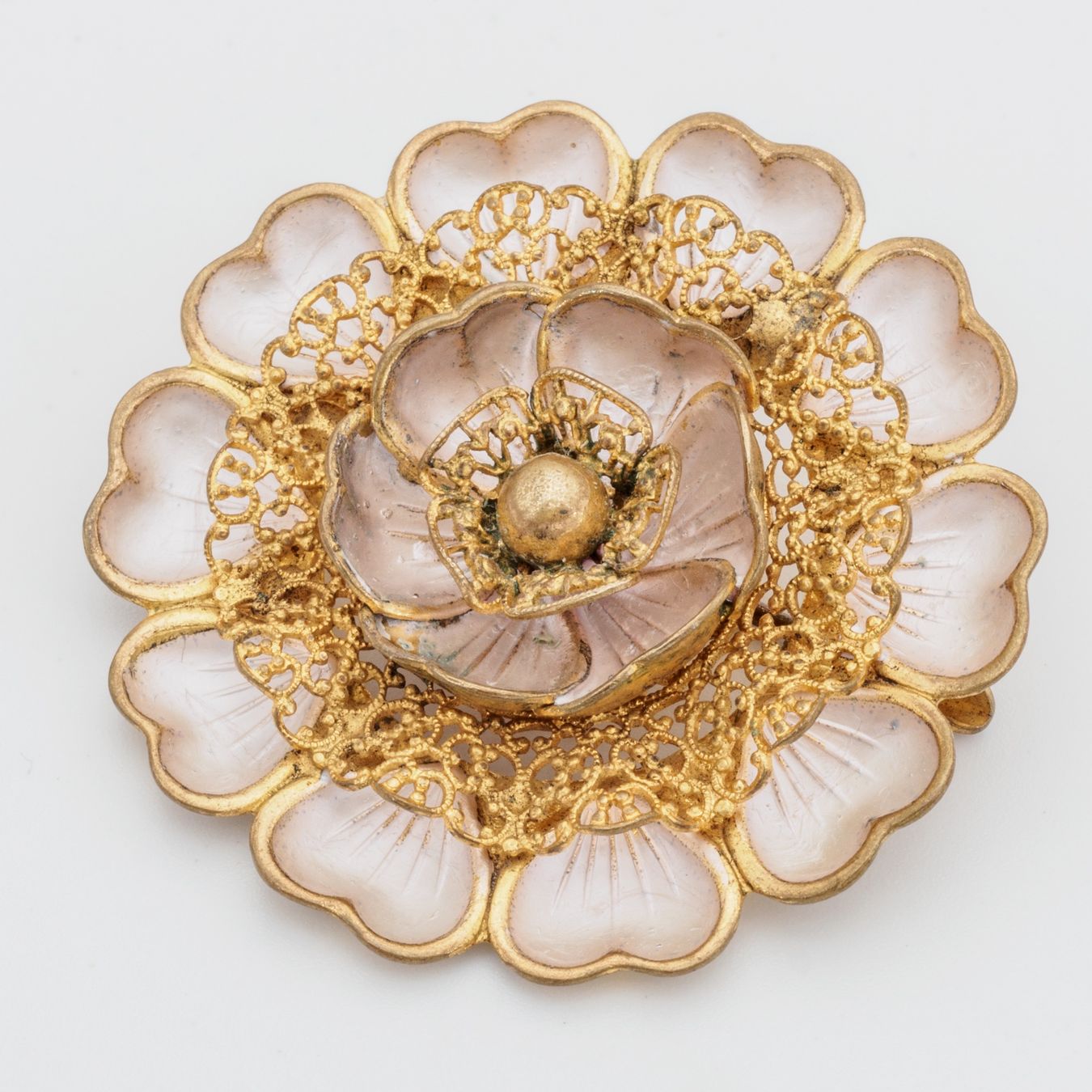 Spille & Fermagli: Antike Gebrüder Neiger Brosche in Blumenform – Usato da Zürich venduto da nostalgic_treasures 1