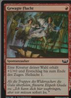TCG Magic The Gathering MTG DE SNC 104 FOIL Gewagte Flucht