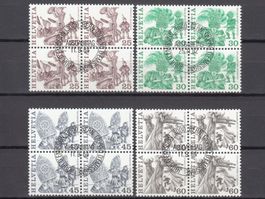 SBK 676 - 679 4er Block mit ET