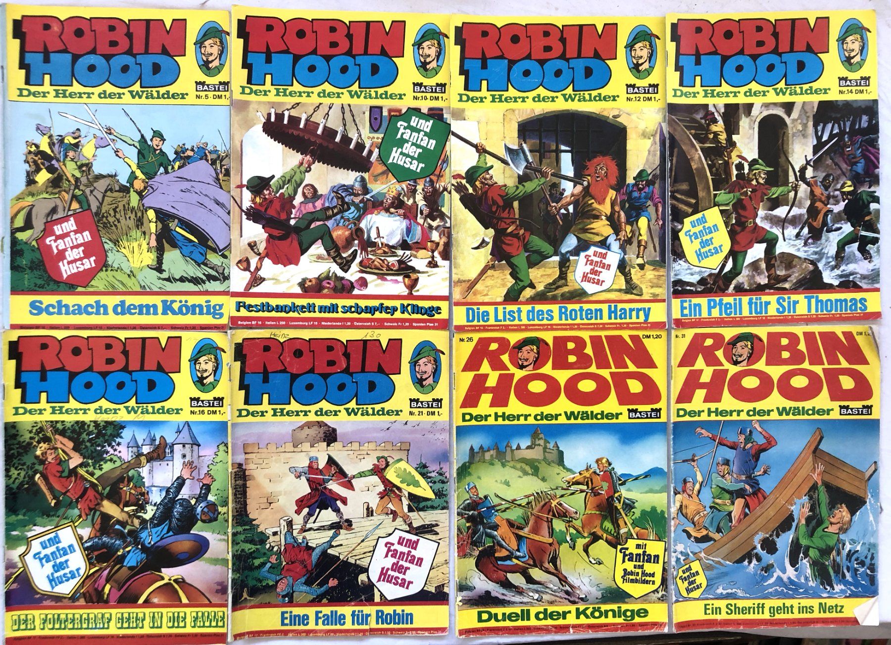 Fumetti: 8x Hefte - ROBIN HOOD -  Bastei Verlag – Usato da Schaffhausen venduto da durruti