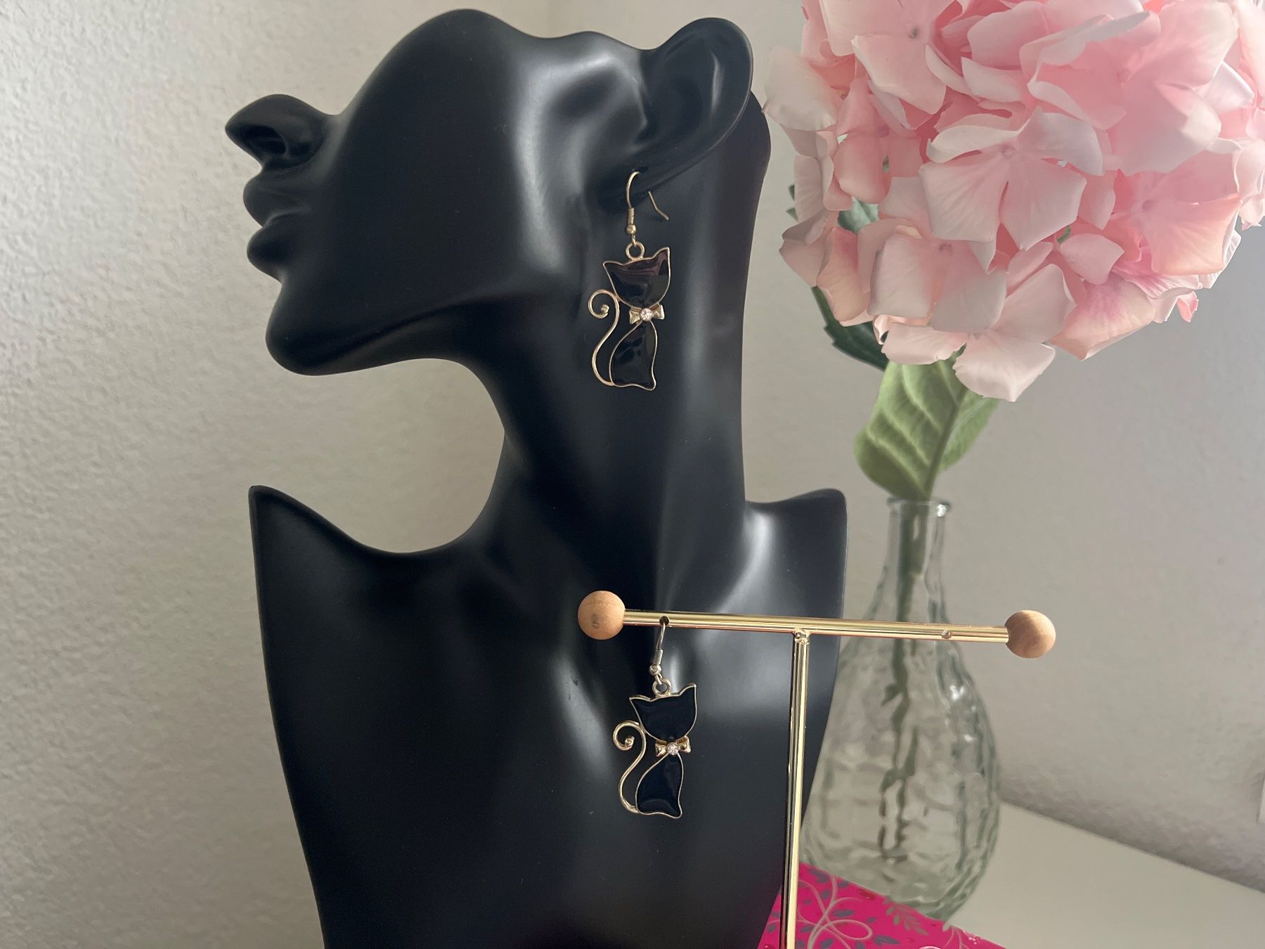 Boucles d'oreille: Schöne Katzen Ohrringe – D'occasion à Seon par Sunny-Schmuck78