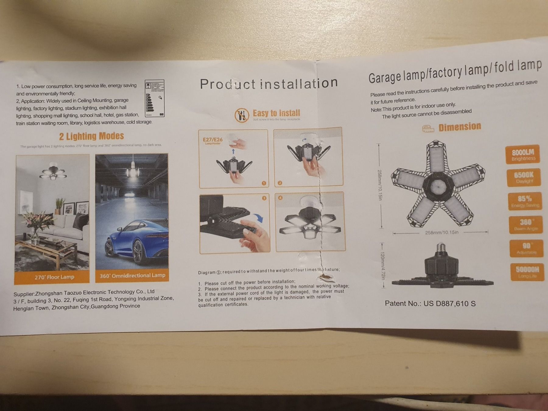 Lampadari & plafoniere: Ufo 8000 Lumen Deckenleuchte, Arbeitslicht E26 Innen Led – Nuovo (secondo la descrizione) da Zürich venduto da eymen20 9