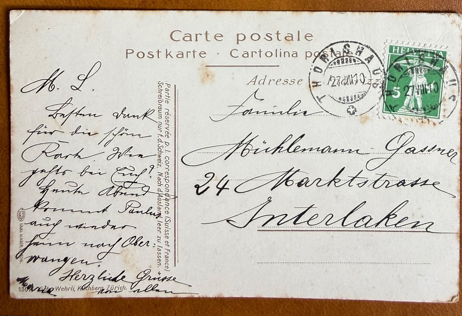 Cartoline postali: Bern - Palais Fédéral 1910 – Usato da Lutry venduto da Ediego 1