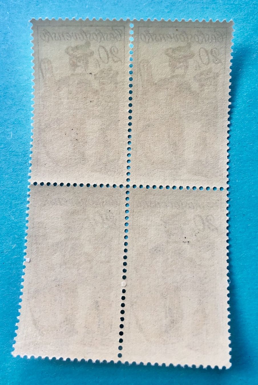 Tutti i francobolli: Briefmarken aus  Tschechoslowakei  4er Block gestempelt  – Usato da Aarau venduto da Angi-007 1