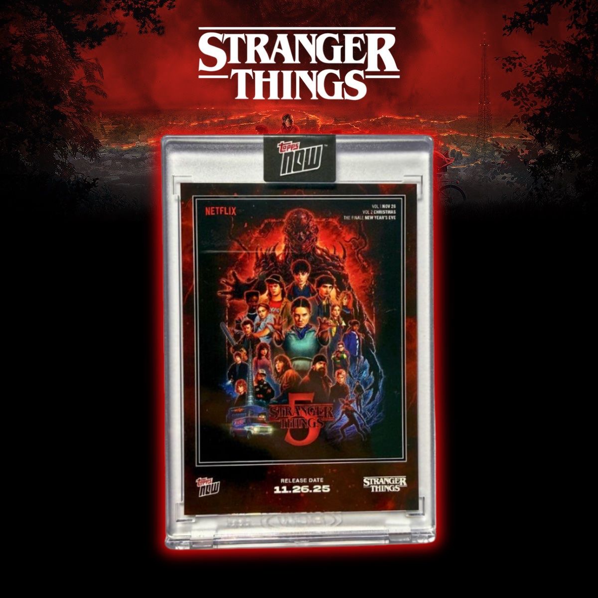 Topps Carte collezionabili: 2025 Topps Now Stranger Things Base Card - STRA – Usato da St-Légier-Chiésaz venduto da SwissCardReserve