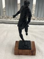 Fussballer Bronze Statue auf Marmorsockel, Vintage ⚽️  (51)