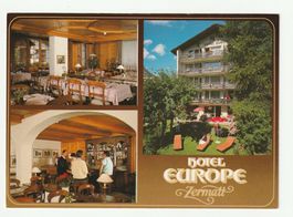 Postkarte Hotel Europe Zermatt