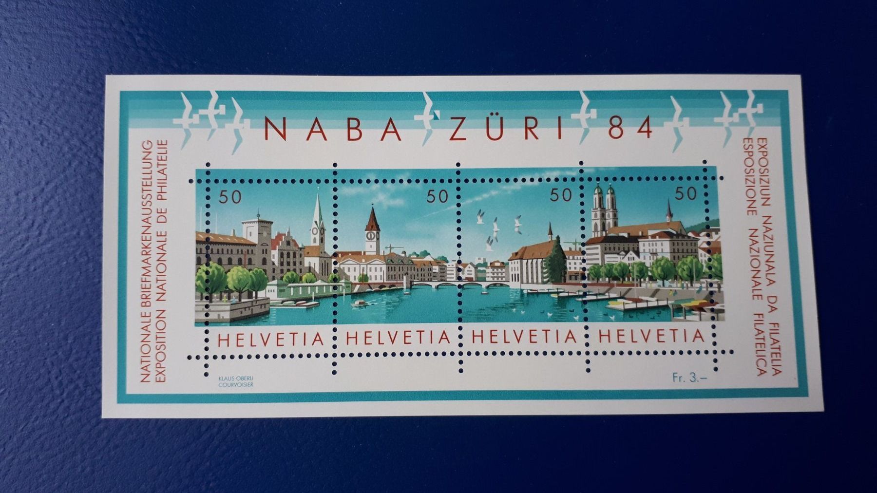 Tutti i francobolli: NABA ZÜRI 84 - Block - postfrisch – Nuovo (secondo la descrizione) da Seewen SZ venduto da SuperpumaDisplayTeam